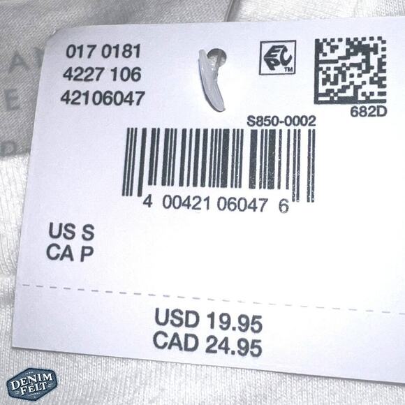 American Eagle AE Men’s White AE Logo Graphic T-Shirt/Tee | NEW/NWT!! - Picture 10 of 13